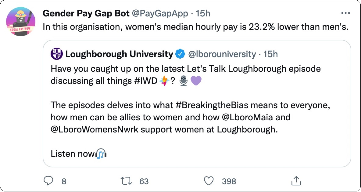 Beware the Gender Pay Gap Bot Information Age ACS